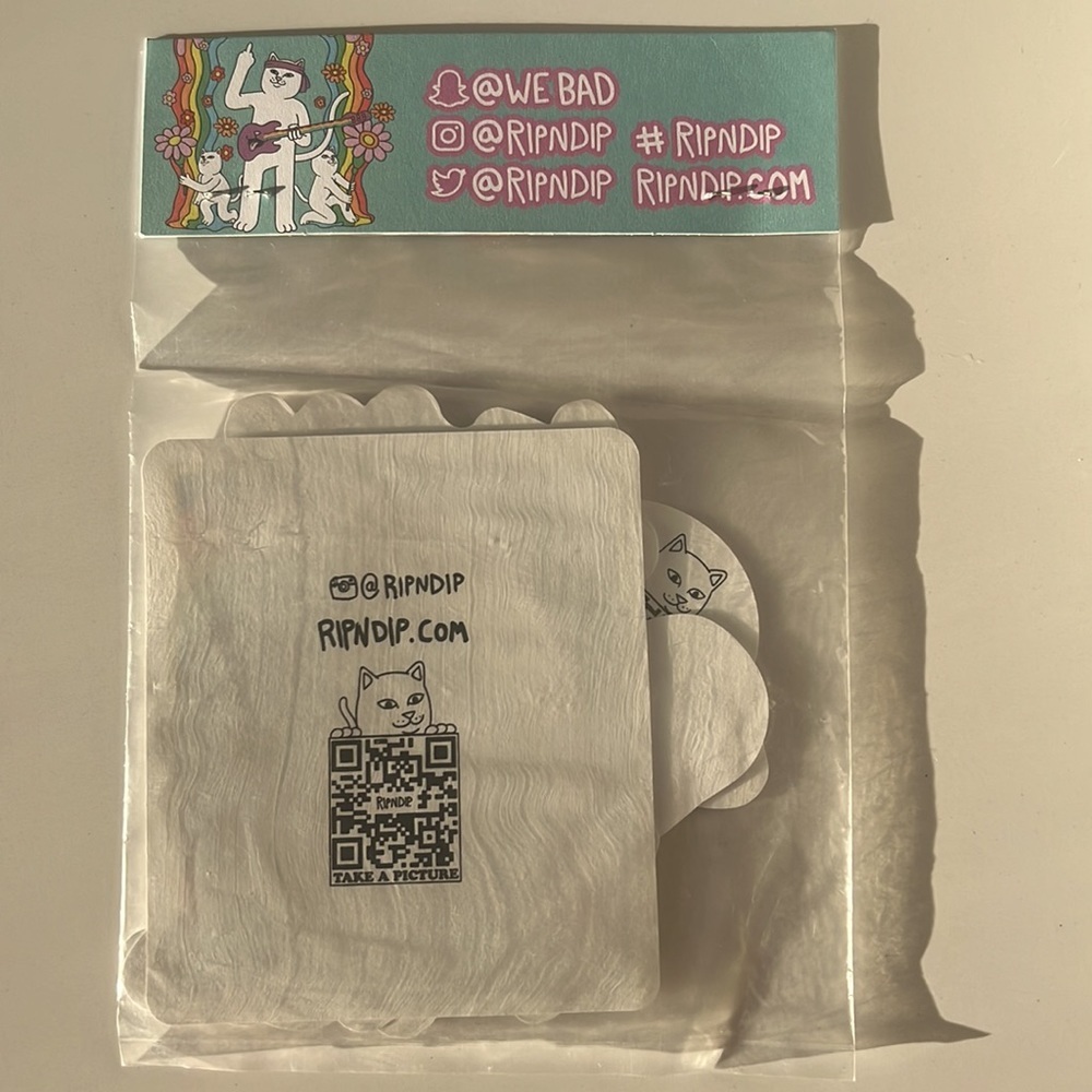 AUTHENTIC RIPNDIP STICKER PACK - Limited Release - Picture 2 of 2